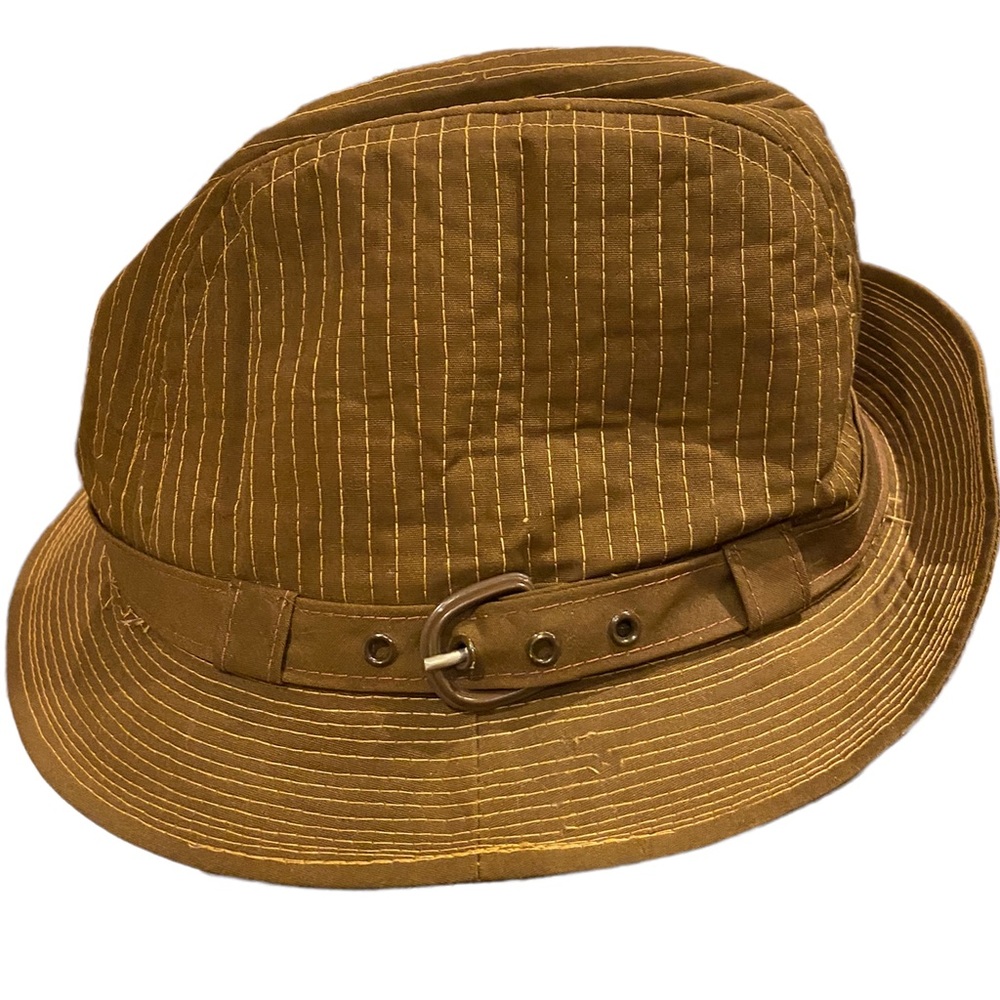 Hat Empire Vintage Side Buckle Brown with Tan Threading